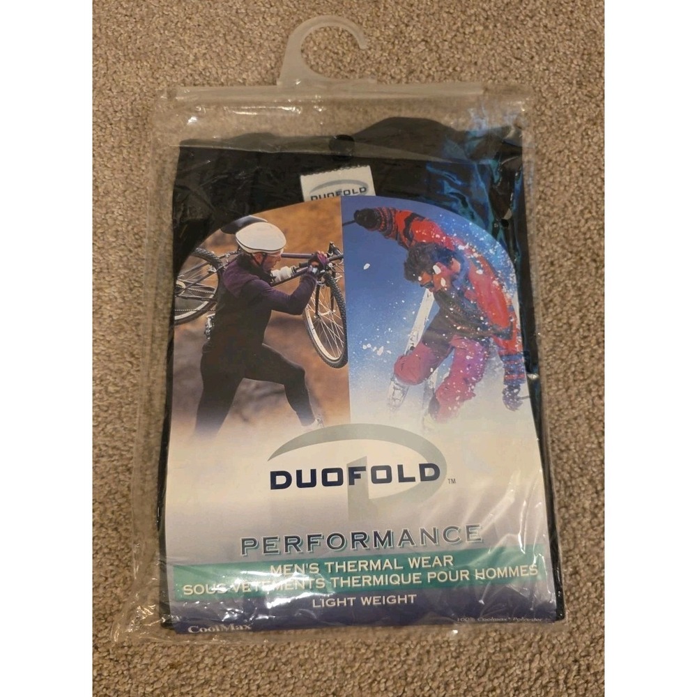 Duofold Performance Black Long Sleeve Crewneck Cool‎ Max Thermal Men's 2xl  New